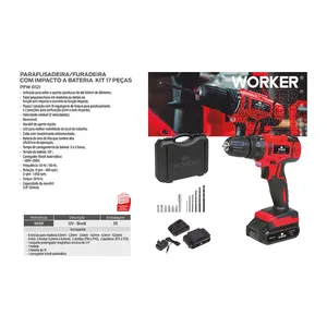 PARAFUSADEIRA 18W C/ IMPACTO WORKER