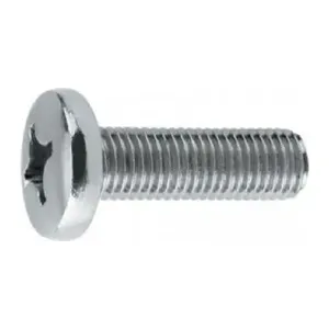 PARAFUSO MILIMETRICO SUPORTE TV M6 X 40MM (PÇ4) NACIONAL