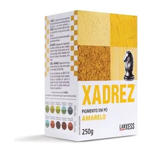 PIGMENTO EM PO AMARELO 250 GRAMAS XADREZ
