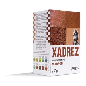 PIGMENTO EM PO MARROM 250 GRAMAS XADREZ