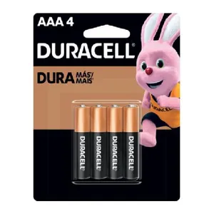 PILHA DURACEL ALCALINA AAA 4UN ( PALITO )