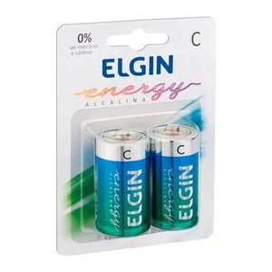 PILHA MEDIA C ALCALINA ELGIN
