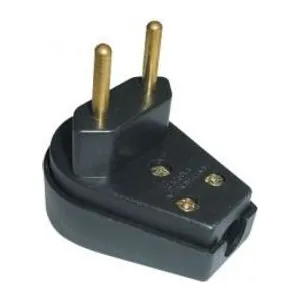 PINO MACHO 20A ( 2P ) 90º PRETO GIGANTE