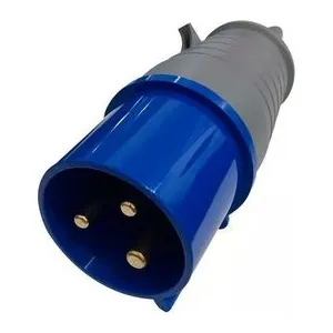 PINO MACHO INDUSTRIAL 2P+T BLINDADO 16A 220V 6H