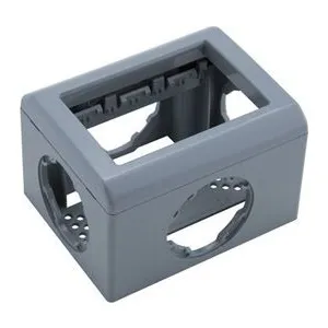 PLASTIBOX TRAMONTINA CAIXA X CINZA ESCURO SOBREPOR ( COM TAMPA )
