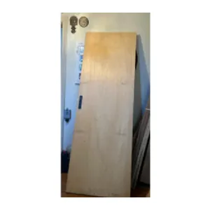 PORTA SEMI-OCA FERRADA 80CM DIREITA ( SEM MARCO )