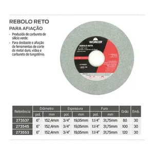 REBOLO 6 GROSSO VONDER ( 152.4X19X31,75 )