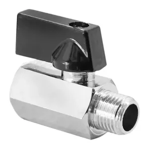 REGISTRO ESFERA METAL MINI 1/2 MACHO/FEMEA
