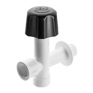 REGISTRO HERC PVC P/ MAQUINA DE LAVAR C/ SAIDA P/ TORNEIRA