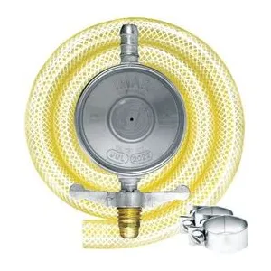 REGULADOR DE GAS+MANG1,25M + 2 ABRAÇADEIRA