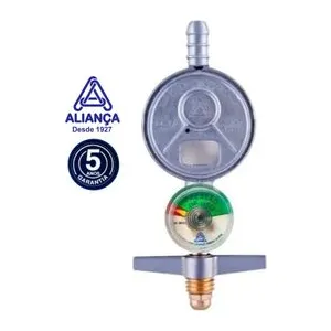 REGULADOR GAS COM MANOMETRO - ALIANCA