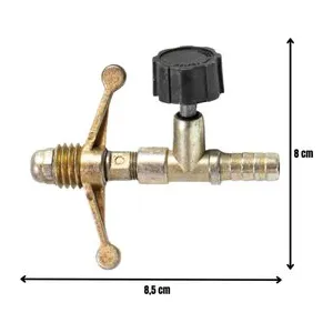 REGULADOR PARA GAS ALTA PRESSÃO P13 X 5/16 COM BORBOLETA