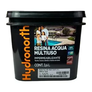 RESINA ACRILICA HYDRONORTH BASE AGUA CINZA 3,6L