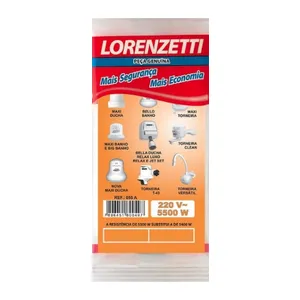 RESISTENCIA MAXI DUCHA / BELLO BANHO 127V X 5500W LORENZETTI ( 055 J )