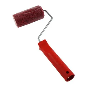 ROLO DE TEXTURA 10CM RELEVO VERMELHO