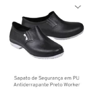 SAPATO EVA PRETO ANTI DERAPANTE Nº 36