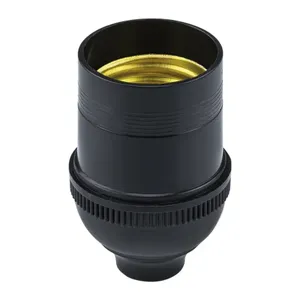 SOQUETE E27 PENDENTE PRETO / BRANCO