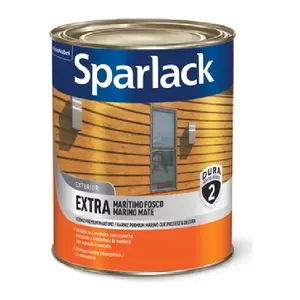 SPARLACK VERNIZ EXTRA MARITIMO FOSCO NATURAL INCOLOR 900ML