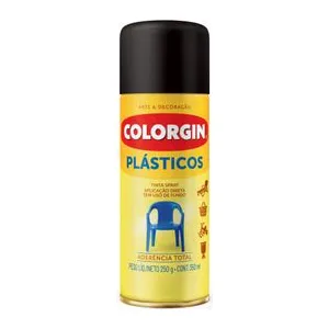 SPRAY PLASTICOS PRETO FOSCO