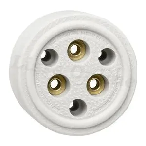 TOMADA INDUSTRIAL TRIFASICA 3P 20A PORCELANA