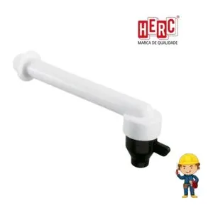 TORNEIRA HERC PAREDE FIXA 18CM ALAVANCA