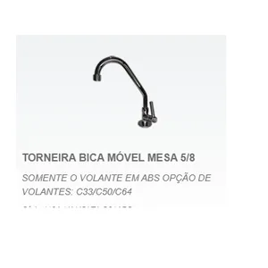 TORNEIRA METAL BALÇAO GIRATORIA 1/4V C65 1169 ( COZINHA )