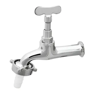 TORNEIRA METAL JARDIM CROMADA LONGA (1130)