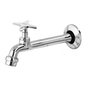 TORNEIRA METAL PAREDE FIXA COZINHA 22CM C23 (1159)